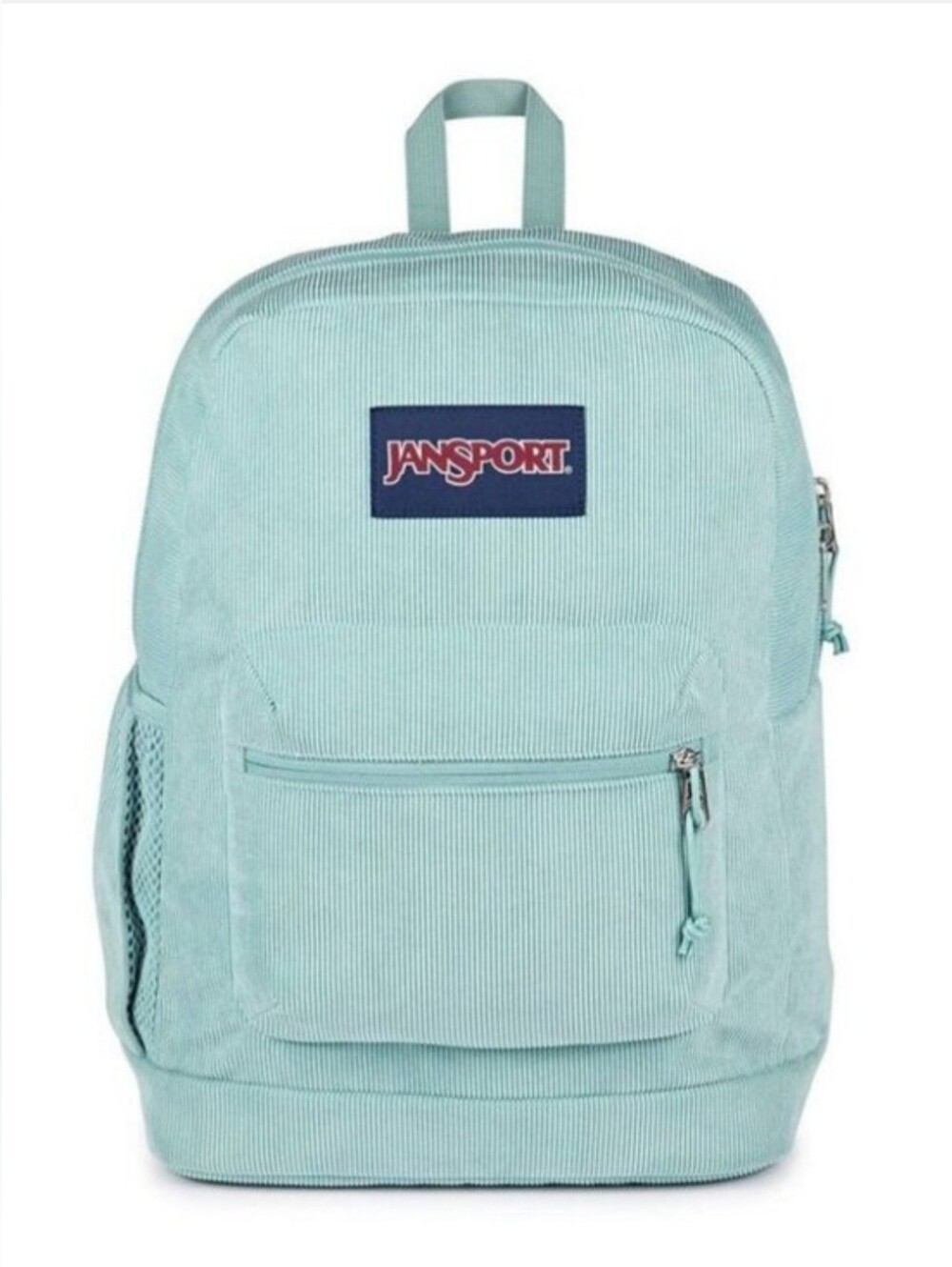JanSport Cross Town Plus Corduroy Backpack 26L Aqua Blue 15" Laptop School